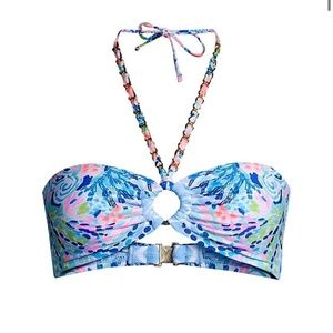 Brand New Lilly Pulitzer Ranthia Chain-Strap Bikini Top